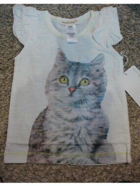 Kitty Top with flutter Sleeves, many sizes